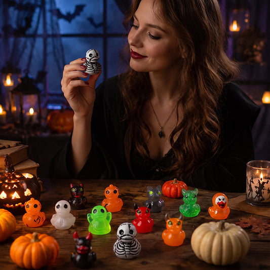 🎃🐤 Mini-ankor i harts till Halloween – 12 läskiga motiv