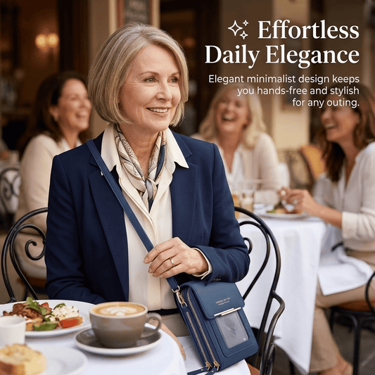 đđ±Enkel och elegant crossbody-plĂ„nbok för damer med plats för mobiltelefon och pekskĂ€rm