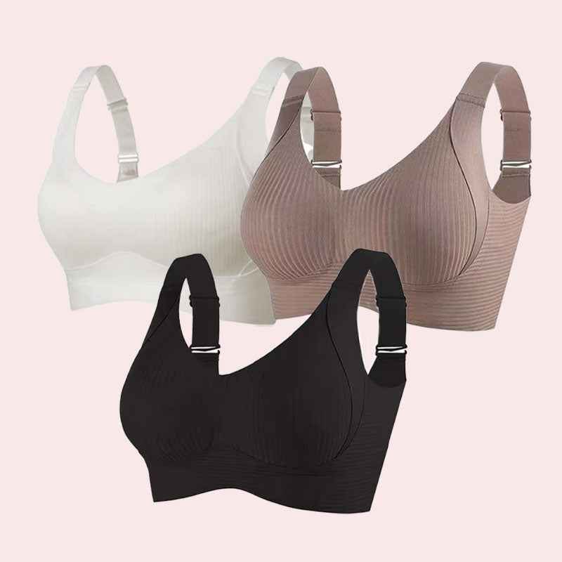 🎁köp 1, få 2 paket🔥Superstödjande BH | Push-up-BH utan bygel👍Inga hängande bröst längre