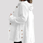 🍂 Casual jacka i sammet med huva för höste 🧥