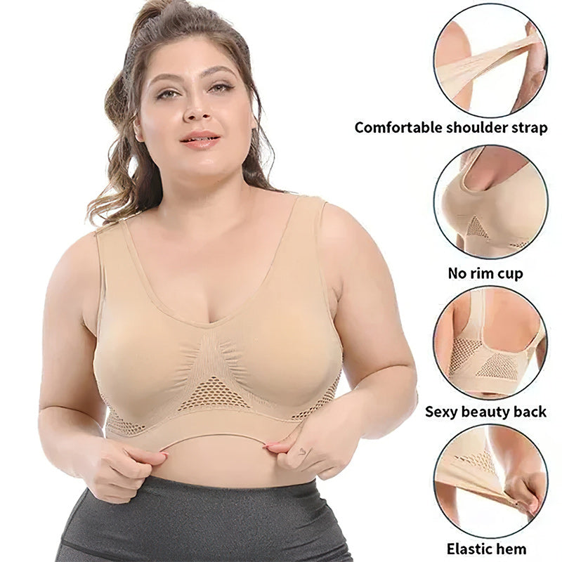 👚S-6XL erbjuda ett val💖köp 1 få 2 gratis(3 st)✨Andningsbar Cool Liftup Air Br
