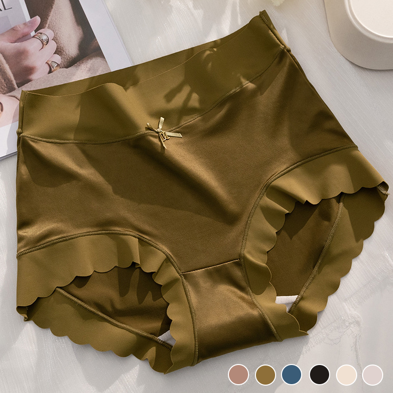 💖Storlek: 40-100 kg✨🎁Köp 1 få 2 (3-pack) 🎁Premium satin antibakteriell Ice Silk fuktabsorberande trosor
