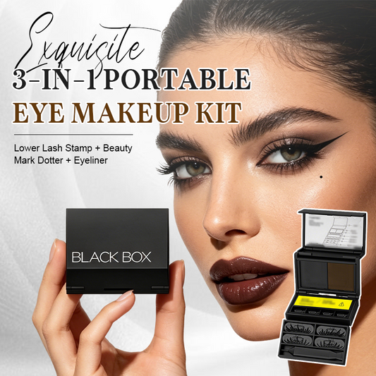 💋⏱️ 3-i-1-kit för ögonmakeup med stämpel – perfekta undre fransar och eyeliner på 3 sekunder