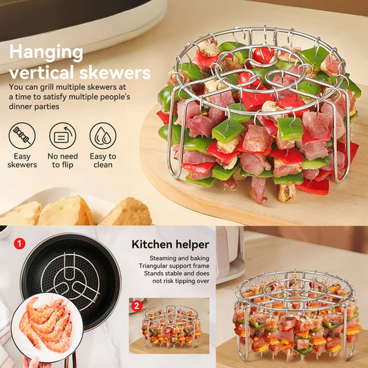 Njut av perfekt krispiga och saftiga kebab från din luftfritös! 🍢✨