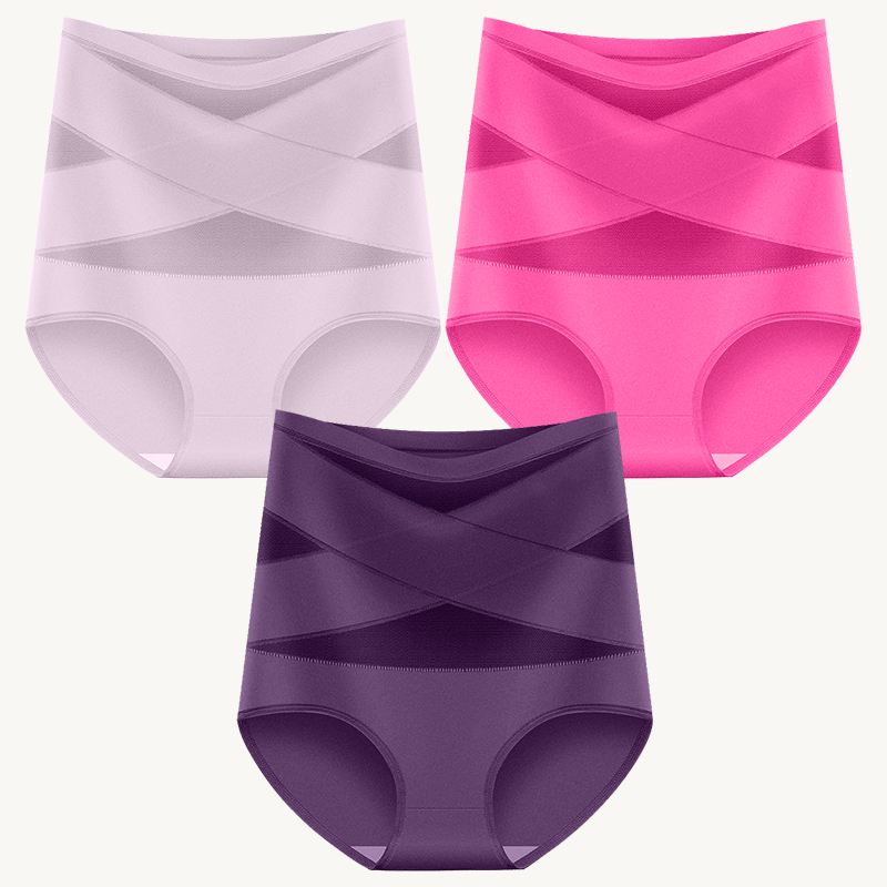 🎁köp 1 få 3✨Superhögmidjade formande trosor för kvinnor