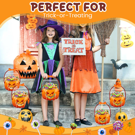 🎃👻 Halloween-godispåsar – läskigt-gulliga ”trick-or-treat”-påsar med genomskinlig framsida