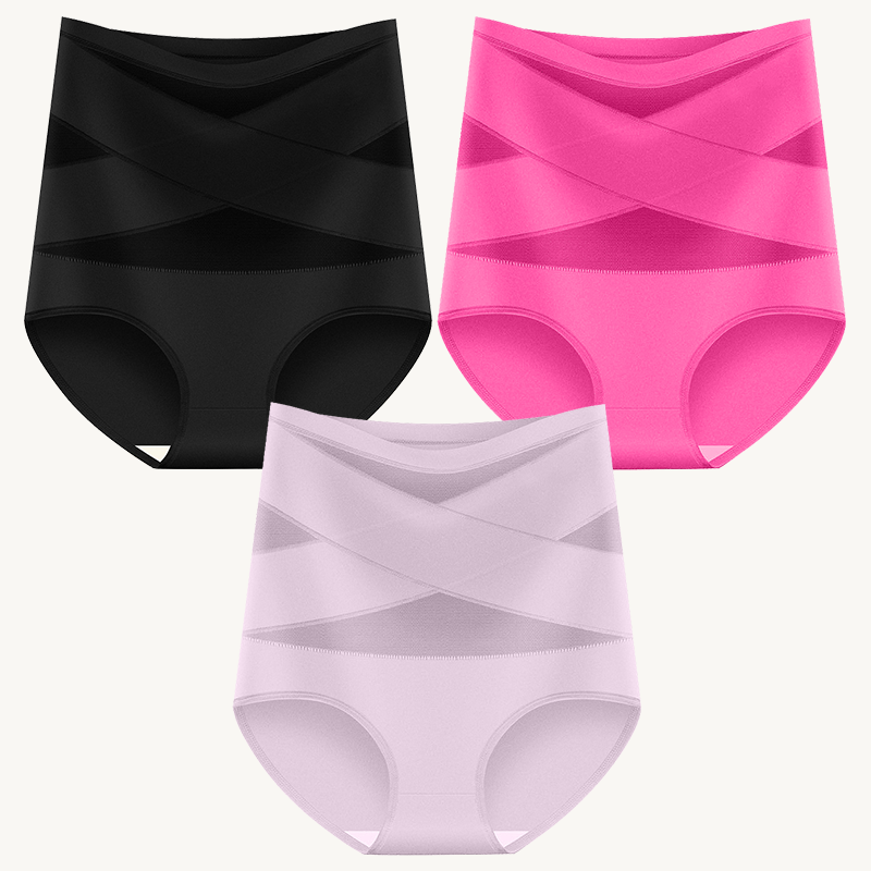 🎁köp 1 få 3✨Superhögmidjade formande trosor för kvinnor
