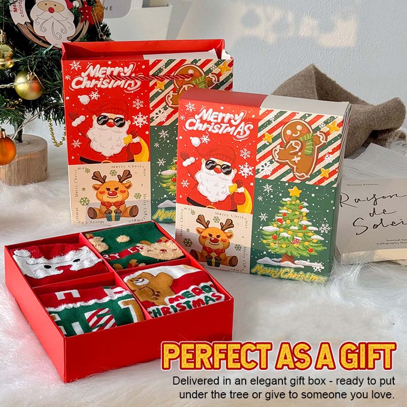 🎄✨Söt Julstrumpor Presentask🎁🧦