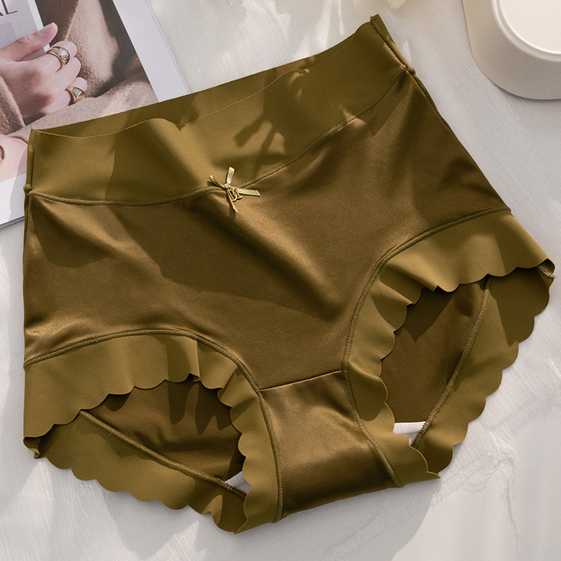 💖Storlek: 40-100 kg✨🎁Köp 1 få 2 (3-pack) 🎁Premium satin antibakteriell Ice Silk fuktabsorberande trosor