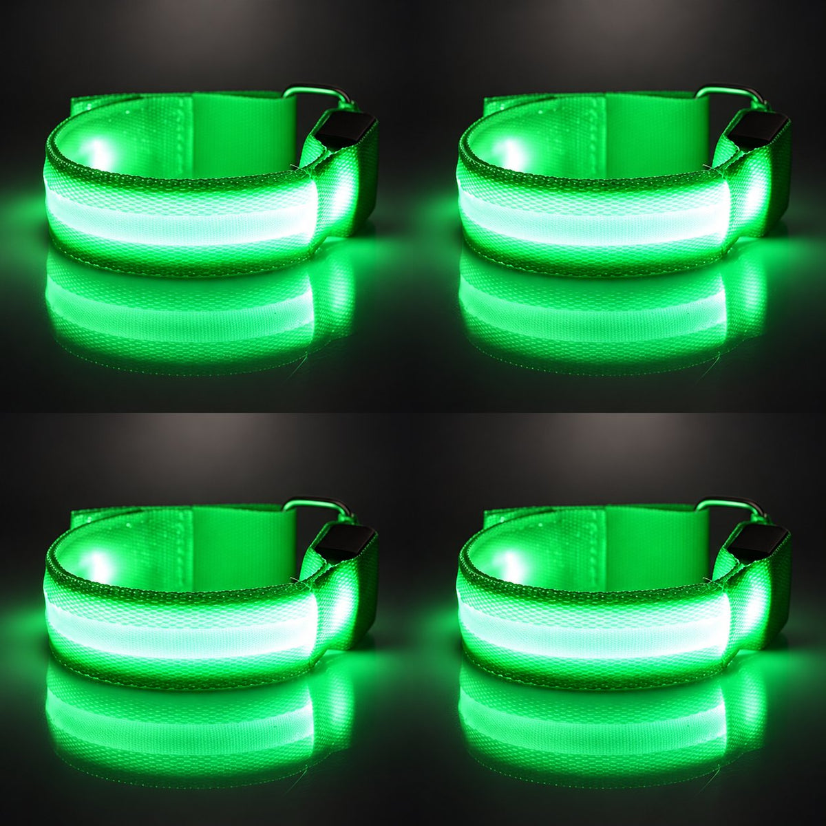 🐎 Glow Stride-benband — LED-belysning för hästens ben