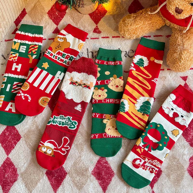 🎄✨Söt Julstrumpor Presentask🎁🧦