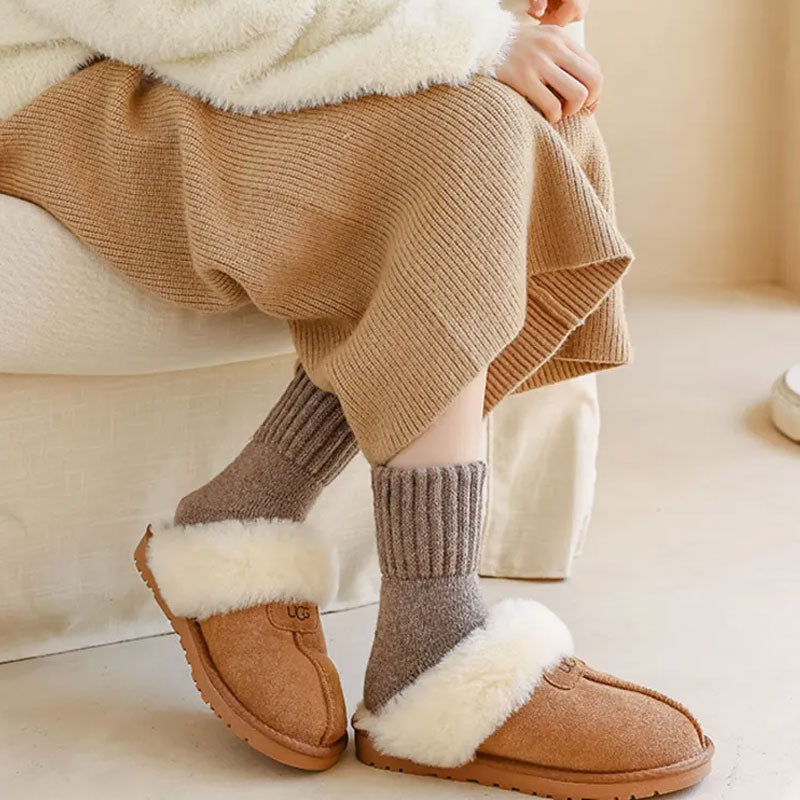 🌟Köp 1 få 4 gratis🧦 Värmande Ullstrumpor i Mellanhöjd