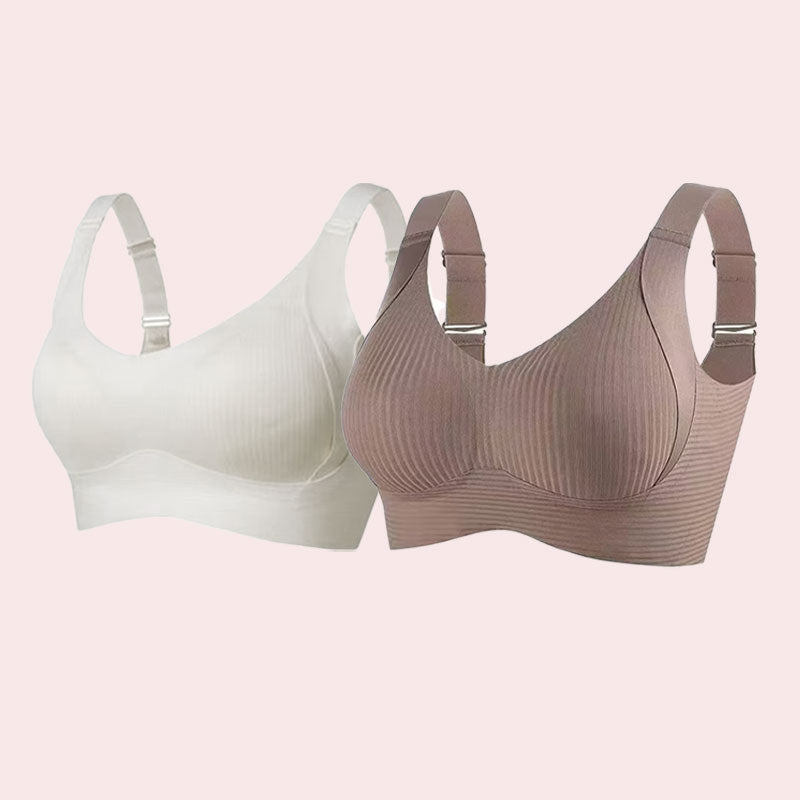 🎁 Helt ny uppgradering: Köp 1 och få 3 set gratis 🔥 Trådlös push-up-bh med superstöd 👍  Säg adjö till hängande bröst