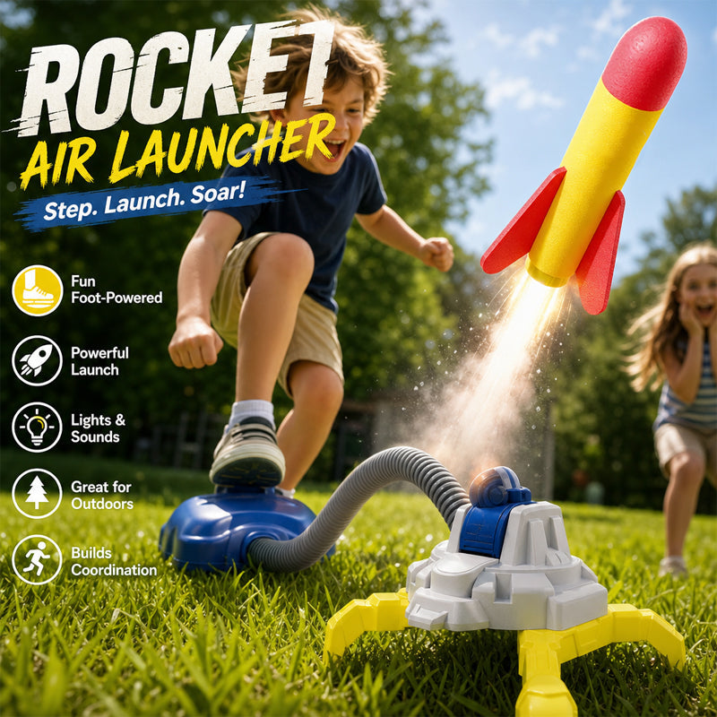 Lys upp natthimlen med fotdrivna raketer! 🚀✨🌙