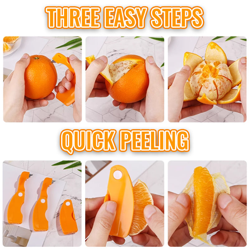 🍊Hopfällbar apelsinskalningskniv – enkel skalning, inget kladd och perfekt att ha med sig