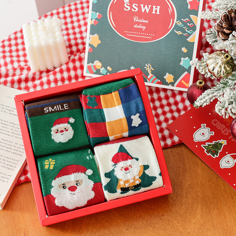 🎄✨Söt Julstrumpor Presentask🎁🧦