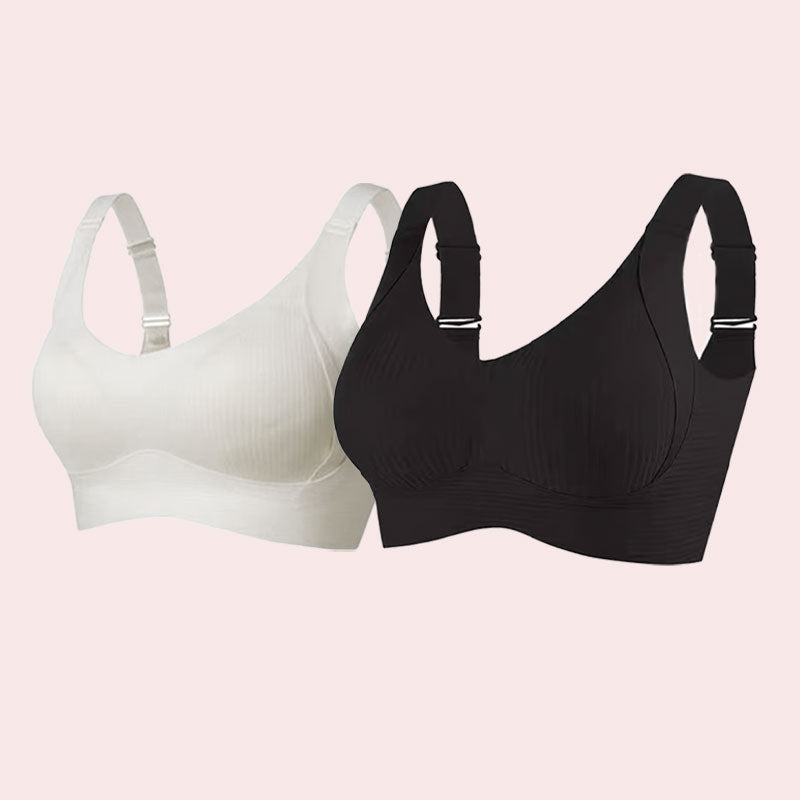 🎁 Helt ny uppgradering: Köp 1 och få 3 set gratis 🔥 Trådlös push-up-bh med superstöd 👍  Säg adjö till hängande bröst