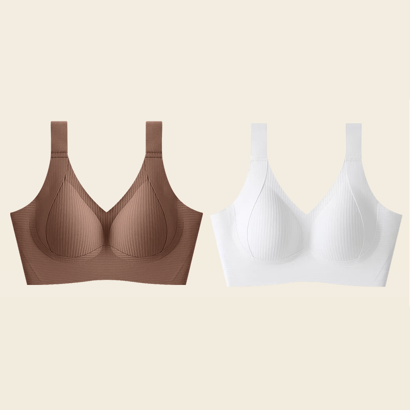 🎁köp 1, få 2 paket🔥Superstödjande BH | Push-up-BH utan bygel👍Inga hängande bröst längre