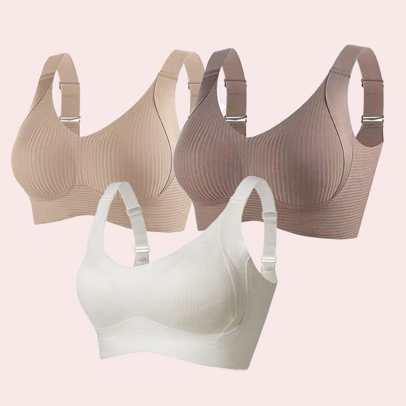 🎁köp 1, få 2 paket🔥Superstödjande BH | Push-up-BH utan bygel👍Inga hängande bröst längre