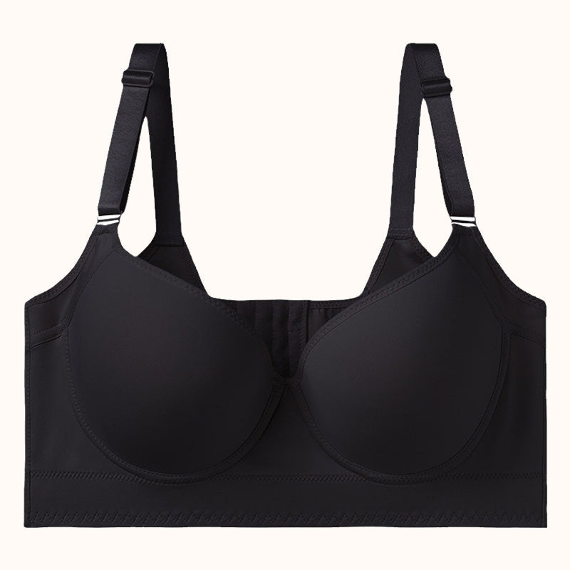🎁Kupstorlek: A-H💖BH med djup V-ringning och stöd av minneswire 👙
