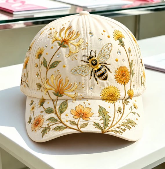 🌸🌿 Garden Morning-baseballkeps: Milt solsken och vardagsmys! ☀️🌱🧢