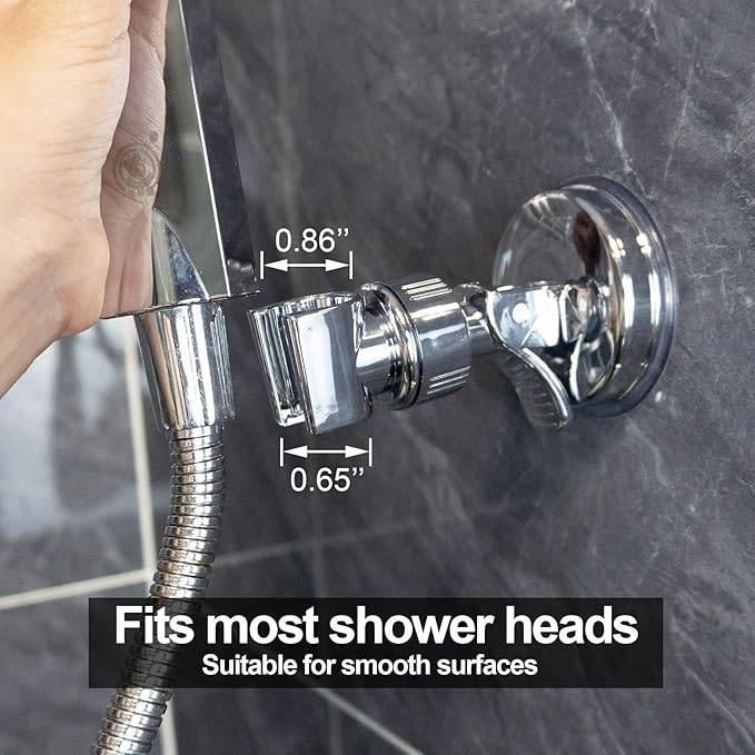 Placera ditt duschhuvud precis där du vill ha det – utan att behöva borra! 🚿✨