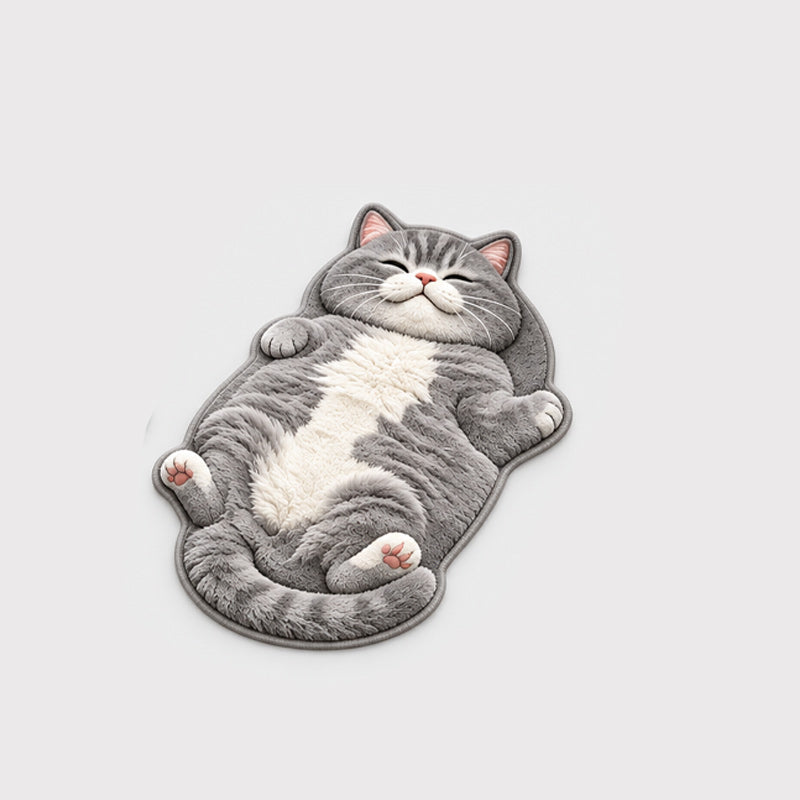 🐱 Söt golvmatta i form av en katt