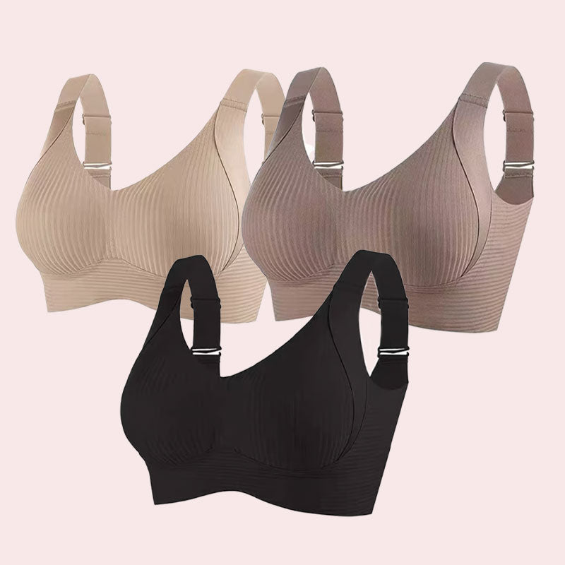 🎁köp 1, få 2 paket🔥Superstödjande BH | Push-up-BH utan bygel👍Inga hängande bröst längre
