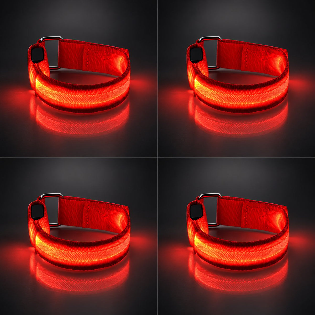🐎 Glow Stride-benband — LED-belysning för hästens ben