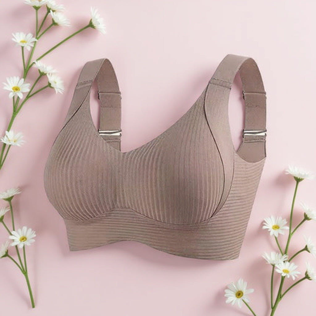 🎁 Helt ny uppgradering: Köp 1 och få 3 set gratis 🔥 Trådlös push-up-bh med superstöd 👍  Säg adjö till hängande bröst