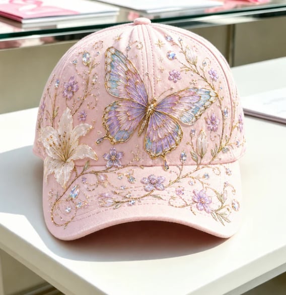 🌸🌿 Garden Morning-baseballkeps: Milt solsken och vardagsmys! ☀️🌱🧢