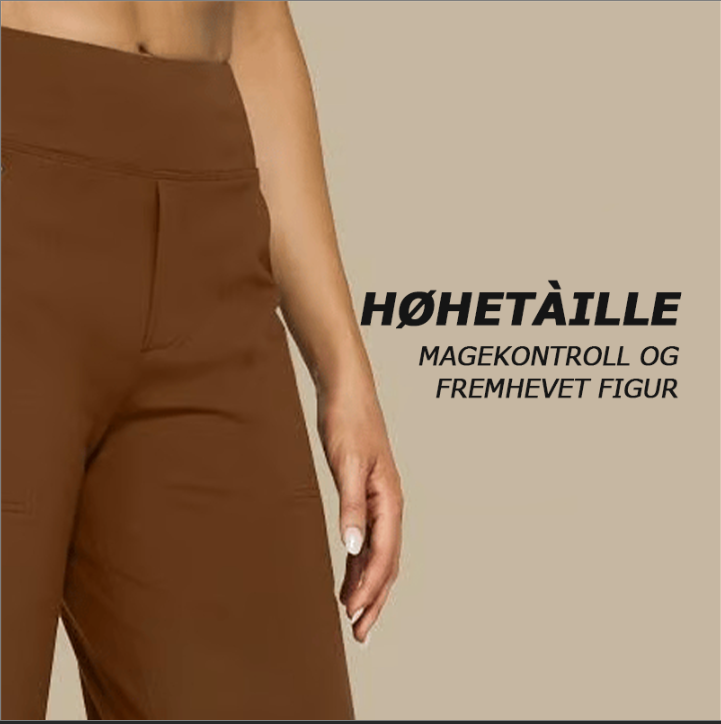 🔥Lösa, högmidjade affärsbyxor med informell midjeban