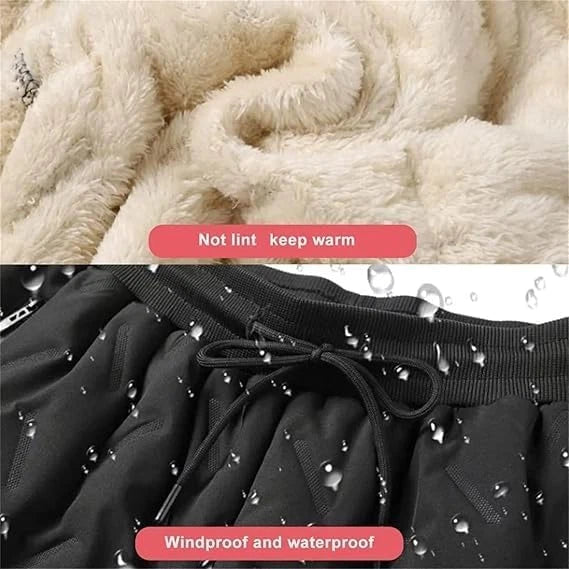 🧣💧 Vattentäta byxor med fleecefoder för både män och kvinnor