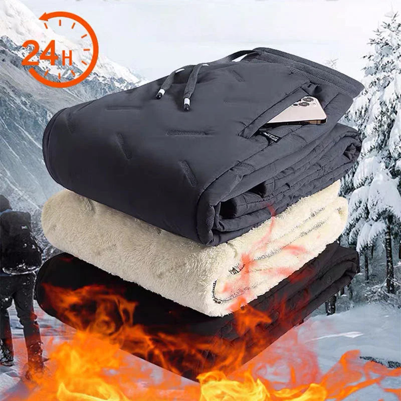 🧣💧 Vattentäta byxor med fleecefoder för både män och kvinnor