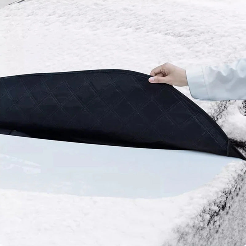 🚗❄️ Vindruteskydd med sugkoppar — Skydd mot UV-strålning, frost och snö året runt
