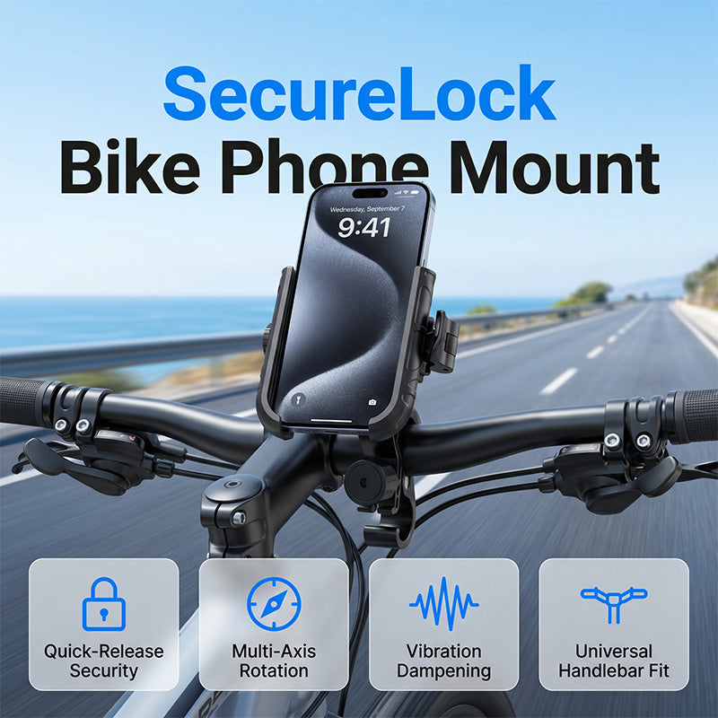 🚴‍♂️Stabil telefonsäkerhet för alla cykelturer! 🔒