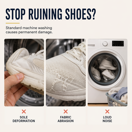 🧺 Tvättsäck av högsta kvalitet för skor: Skyddande tvättsäck i 3D-nät! 👟
